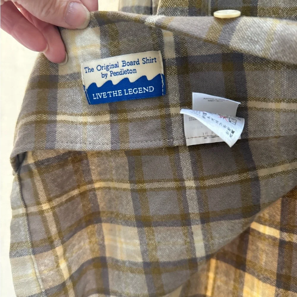 Men’s Pendleton Wool Board Shirt size M - Picture 4 of 4